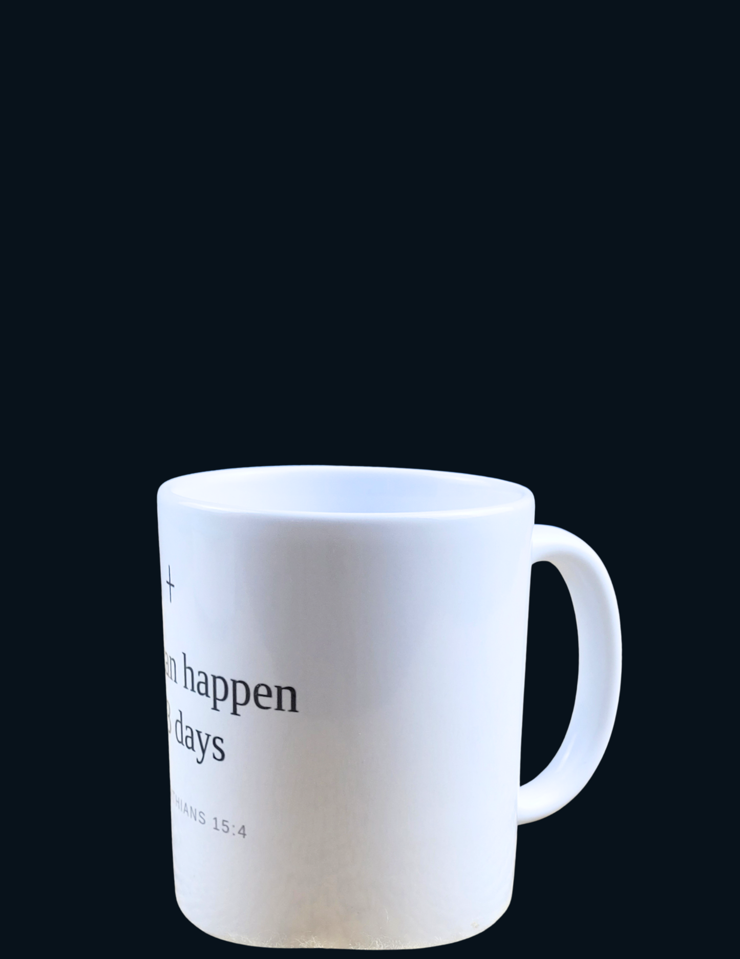 A Lot Can Happen in 3 Days 11oz Mug – Minimal Christian Coffee Mug