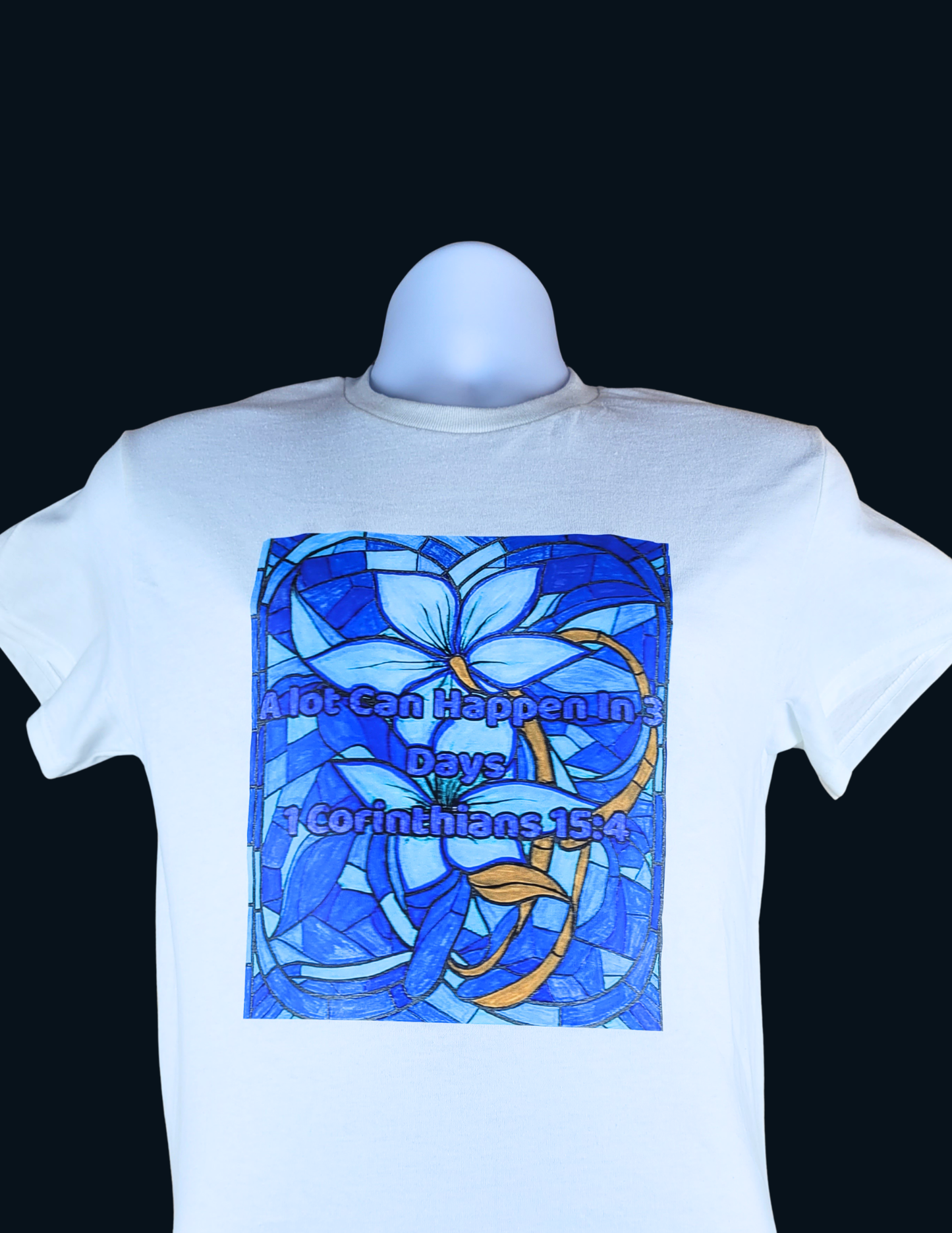 Three Days Changed Everything Christian T-Shirt – Woman of Faith Collection