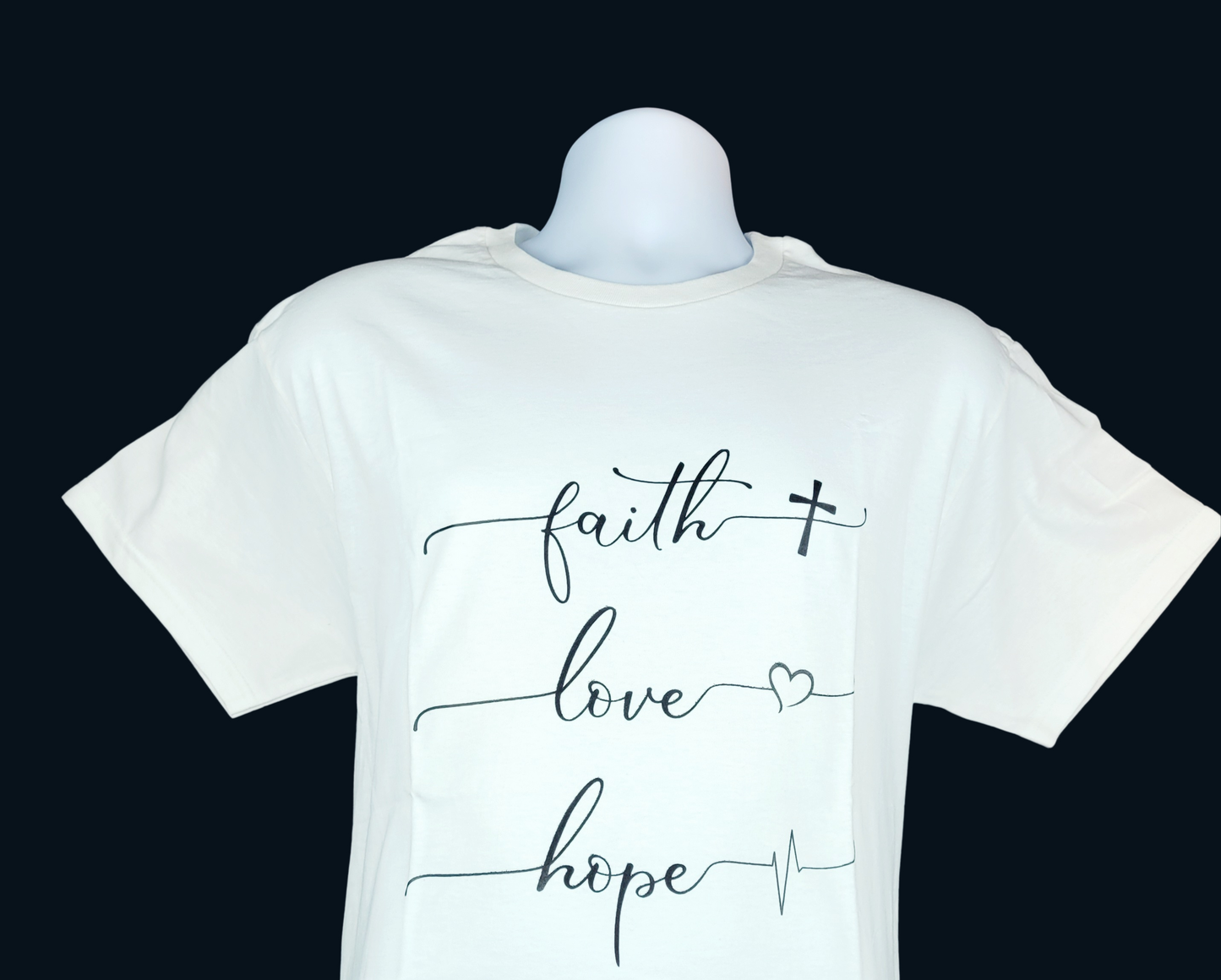 Faith Love Hope Short-Sleeve T-shirt