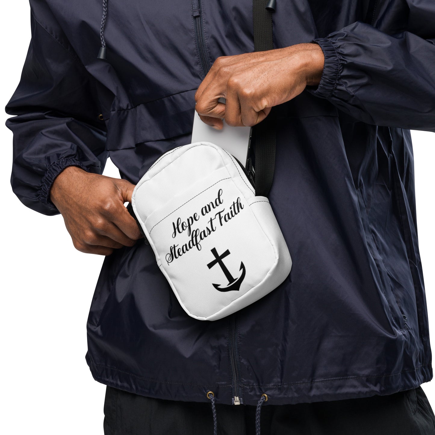 Hope and Steadfast Faith Utility Crossbody Bag