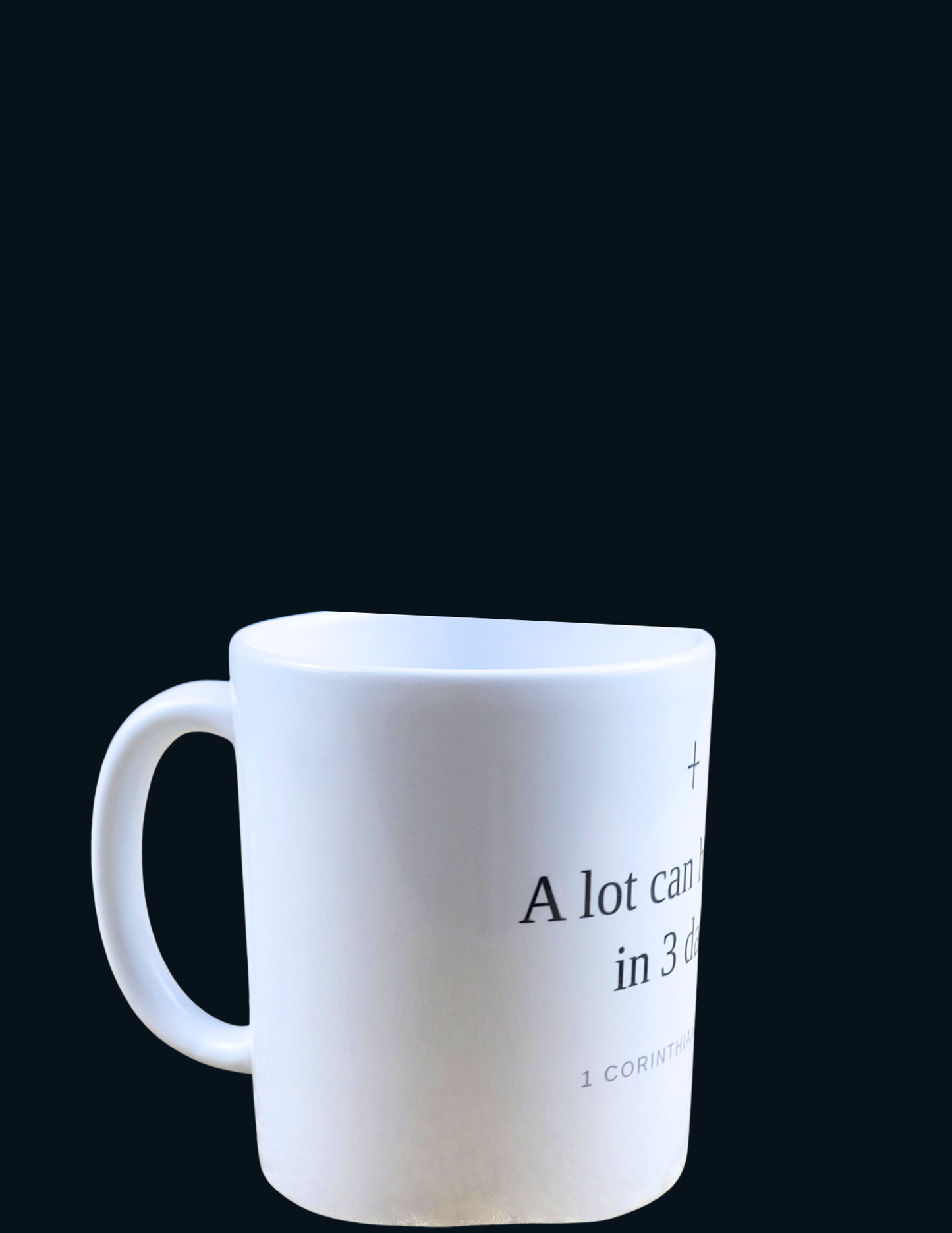 A Lot Can Happen in 3 Days 11oz Mug – Minimal Christian Coffee Mug
