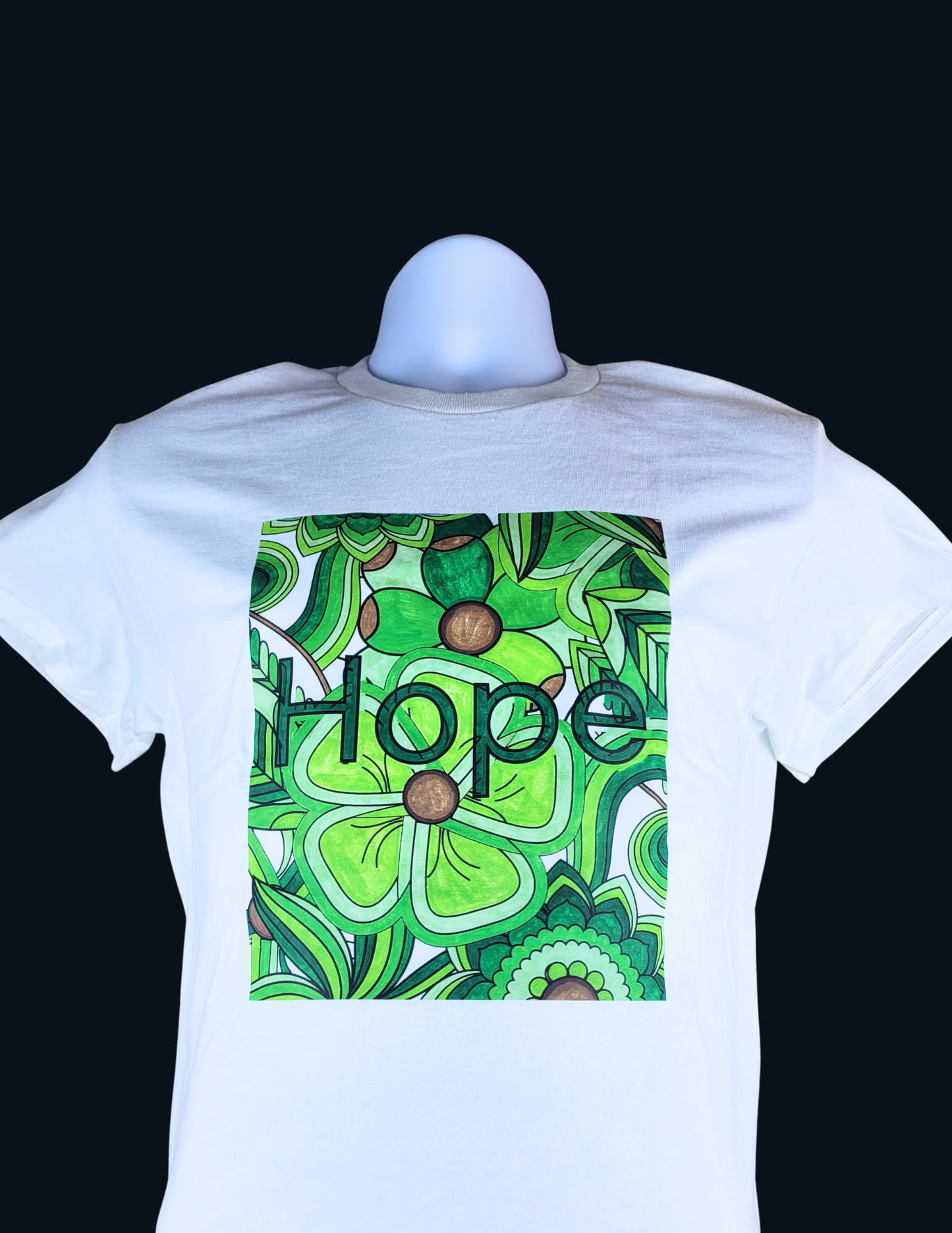 Floral Hope T-Shirt- Woman of Faith Collection