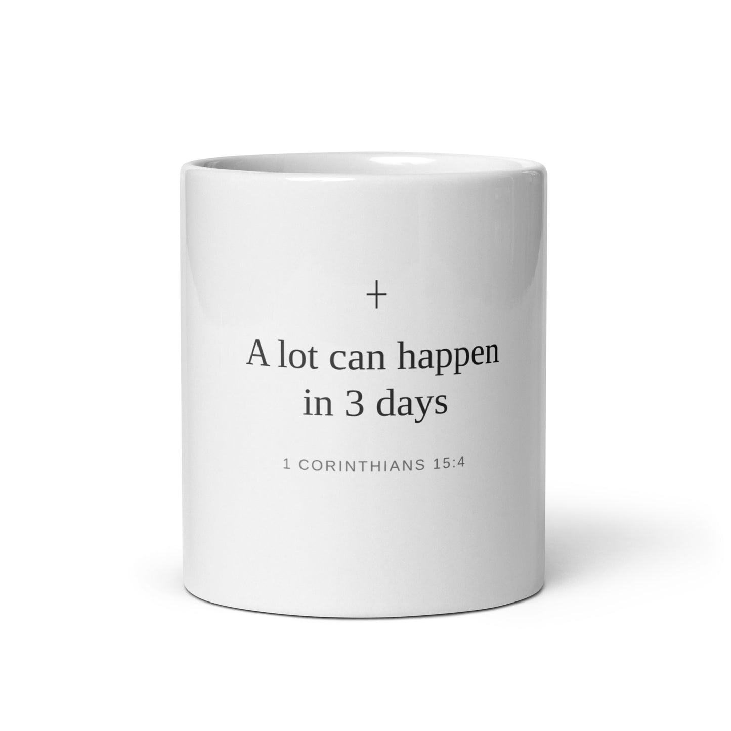 A Lot Can Happen in 3 Days 11oz Mug – Minimal Christian Coffee Mug